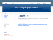 Tablet Screenshot of hitech-me.co.uk